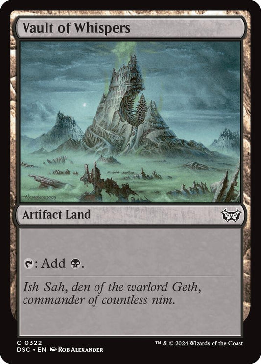 Image for Vault of Whispers (322) (Commander: Duskmourn: House of Horror) - Magic: The Gathering