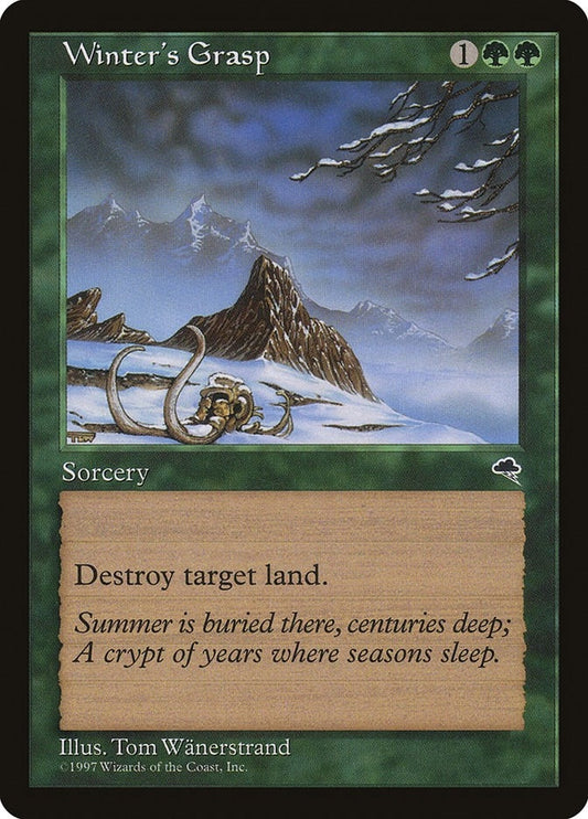 Image for Winter's Grasp (265) (Tempest) - Magic: The Gathering
