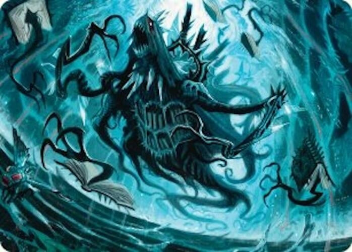 Image for Overlord of the Floodpits Art Card (4) (Art Series: Duskmourn: House of Horror) - Magic: The Gathering