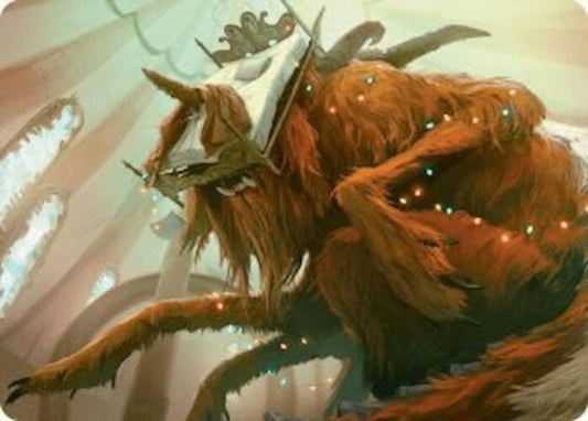 Image for Bedhead Beastie Art Card (11) (Art Series: Duskmourn: House of Horror) - Magic: The Gathering