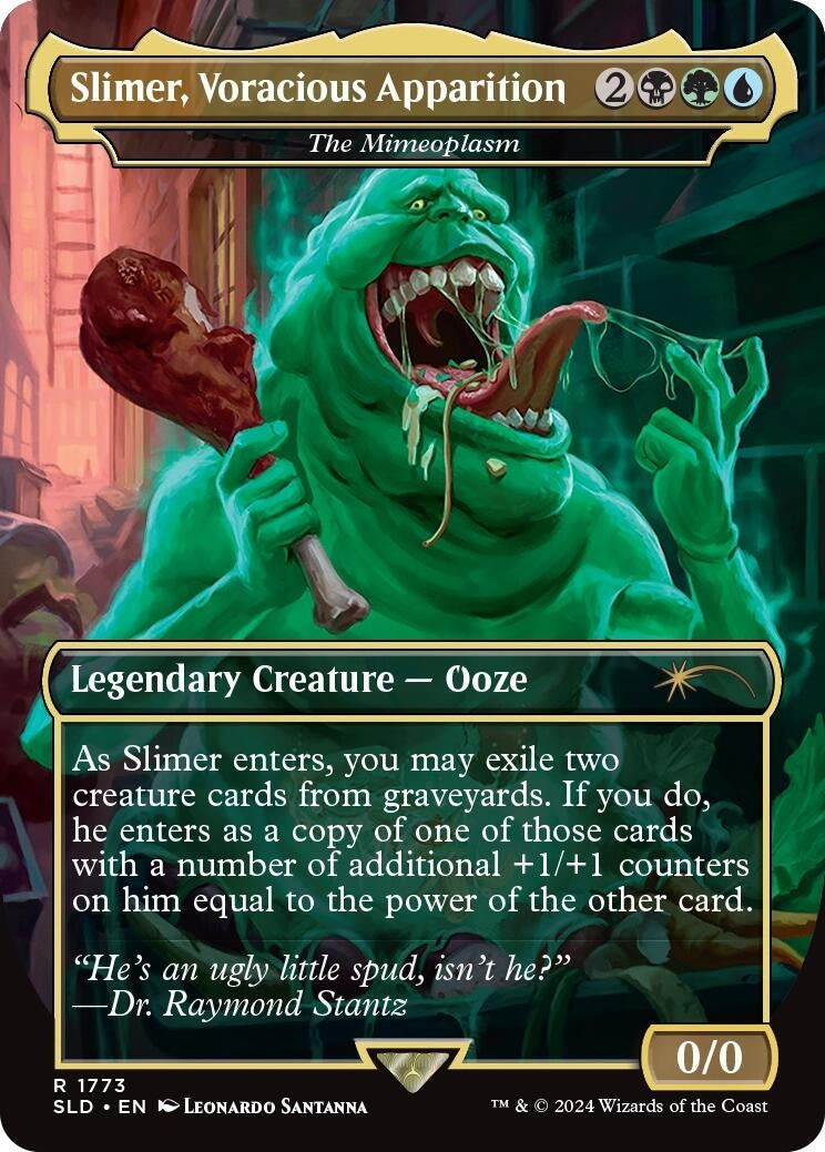Image for Slimer, Voracious Apparition - The Mimeoplasm (1773) (Secret Lair Drop Series) - Magic: The Gathering