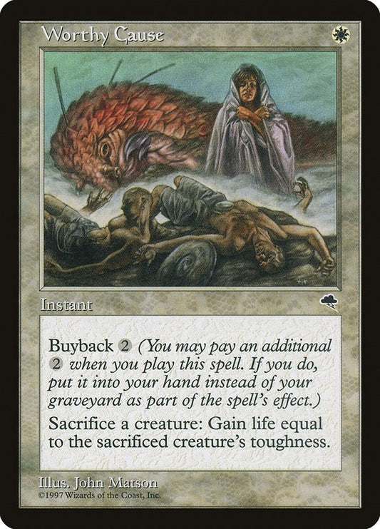 Image for Worthy Cause (53) (Tempest) - Magic: The Gathering