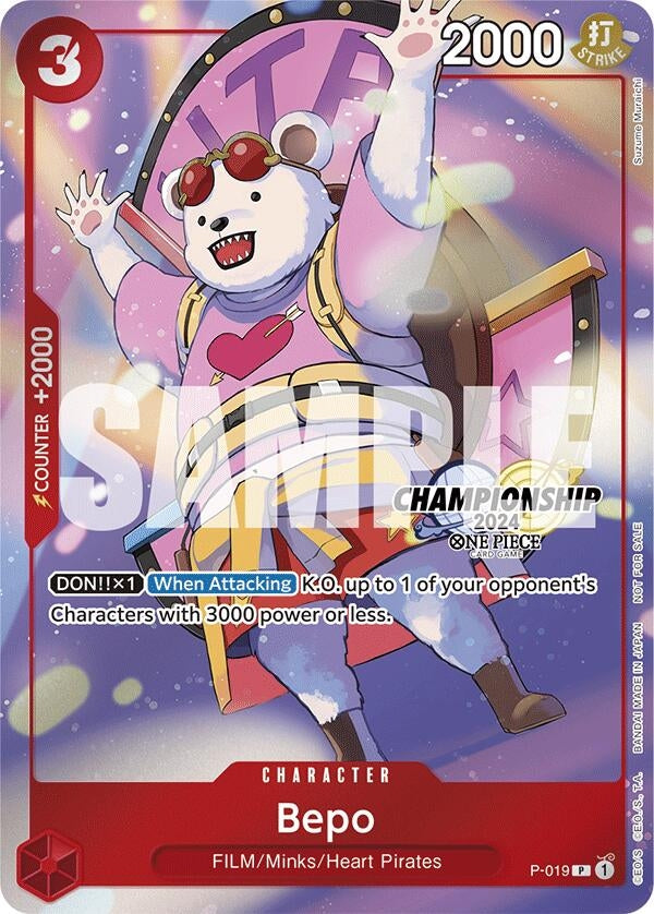Image for Bepo (CS 2024 Celebration Pack) (P-019) (One Piece Promotion Cards) - One Piece Card Game