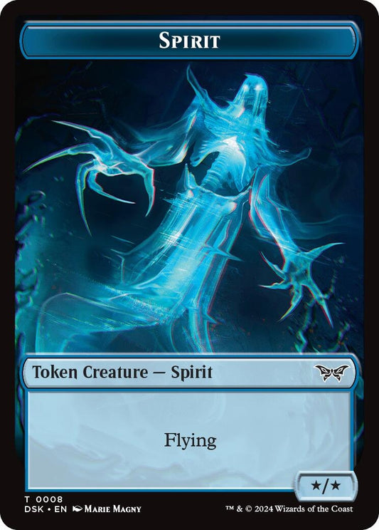 Image for Spirit (0008) // Gremlin Double-Sided Token (8 // 11) (Duskmourn: House of Horror) - Magic: The Gathering