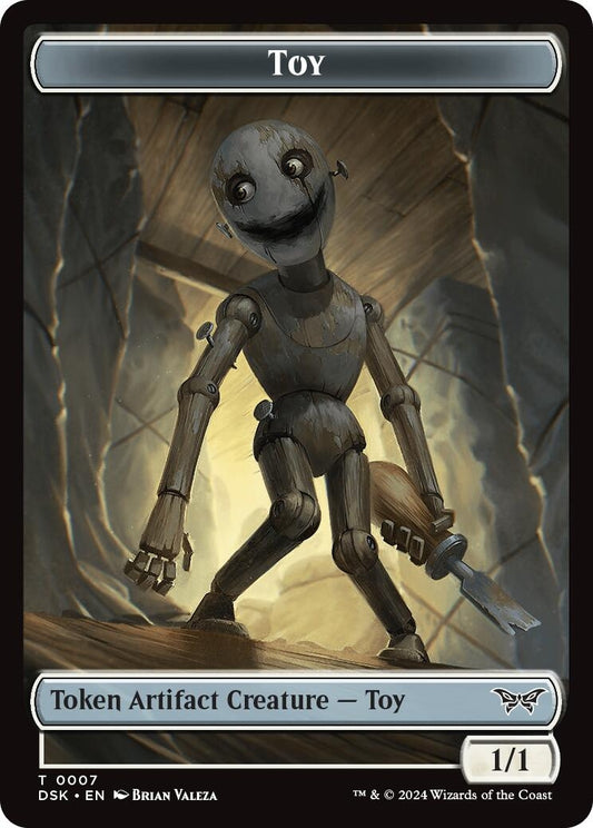 Image for Toy // Manifest Double-Sided Token (7 // 18) (Duskmourn: House of Horror) - Magic: The Gathering