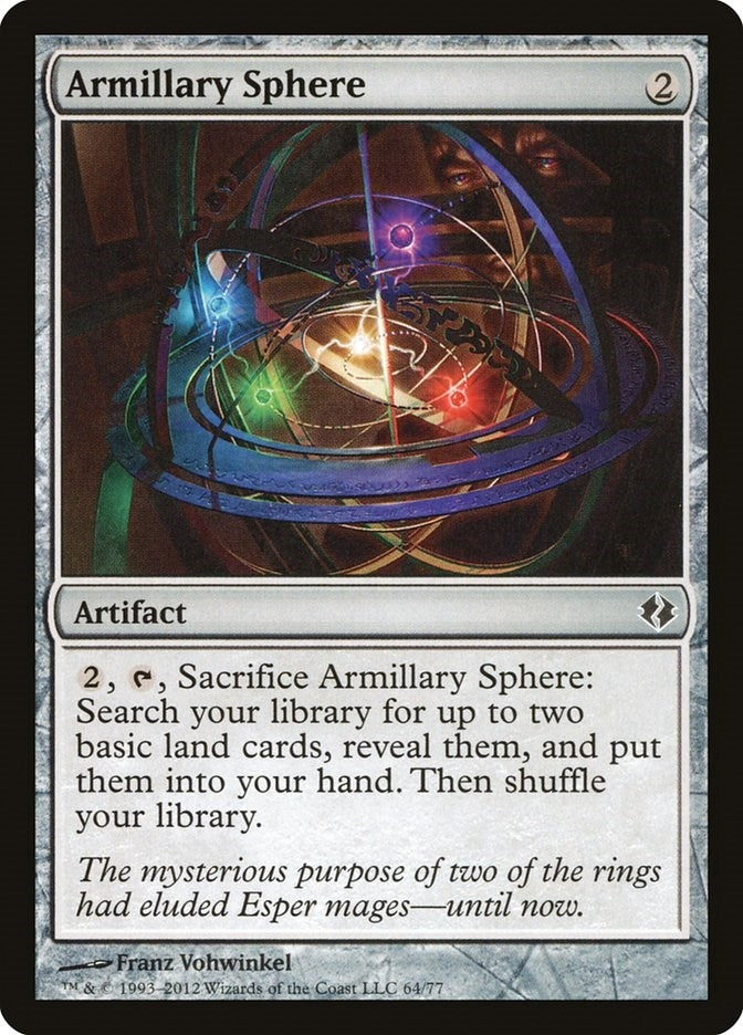 Image for Armillary Sphere (64) (Duel Decks: Venser vs. Koth) - Magic: The Gathering