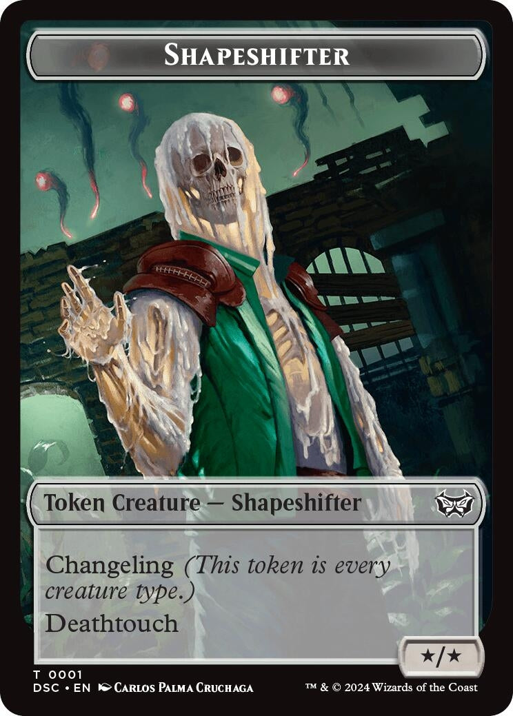 Image for Shapeshifter // Insect (0022) Double-Sided Token (1 // 22) (Commander: Duskmourn: House of Horror) - Magic: The Gathering
