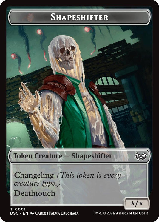 Image for Shapeshifter // Insect (0022) Double-Sided Token (1 // 22) (Commander: Duskmourn: House of Horror) - Magic: The Gathering