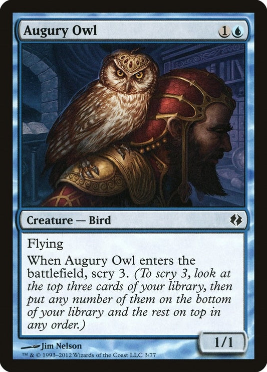 Image for Augury Owl (3) (Duel Decks: Venser vs. Koth) - Magic: The Gathering