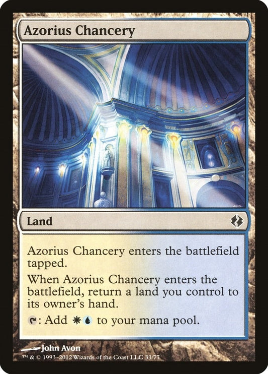 Image for Azorius Chancery (33) (Duel Decks: Venser vs. Koth) - Magic: The Gathering