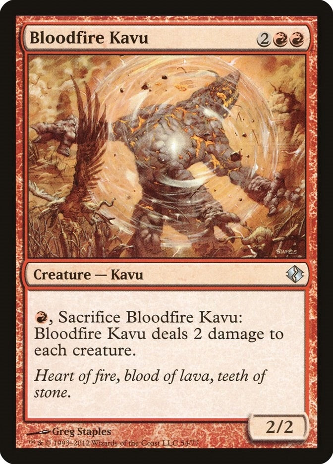 Image for Bloodfire Kavu (54) (Duel Decks: Venser vs. Koth) - Magic: The Gathering