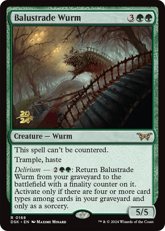 Image for Balustrade Wurm (168) (Prerelease Cards) - Magic: The Gathering