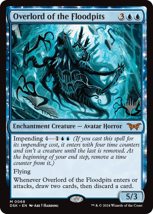 Image for Overlord of the Floodpits (68) (Promo Pack: Duskmourn: House of Horror) - Magic: The Gathering