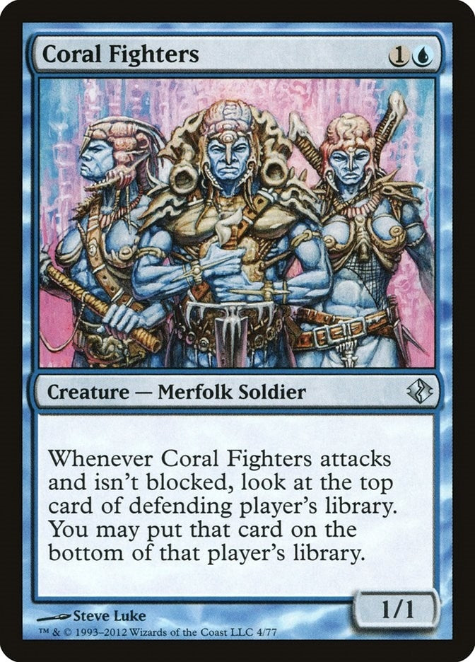 Image for Coral Fighters (4) (Duel Decks: Venser vs. Koth) - Magic: The Gathering