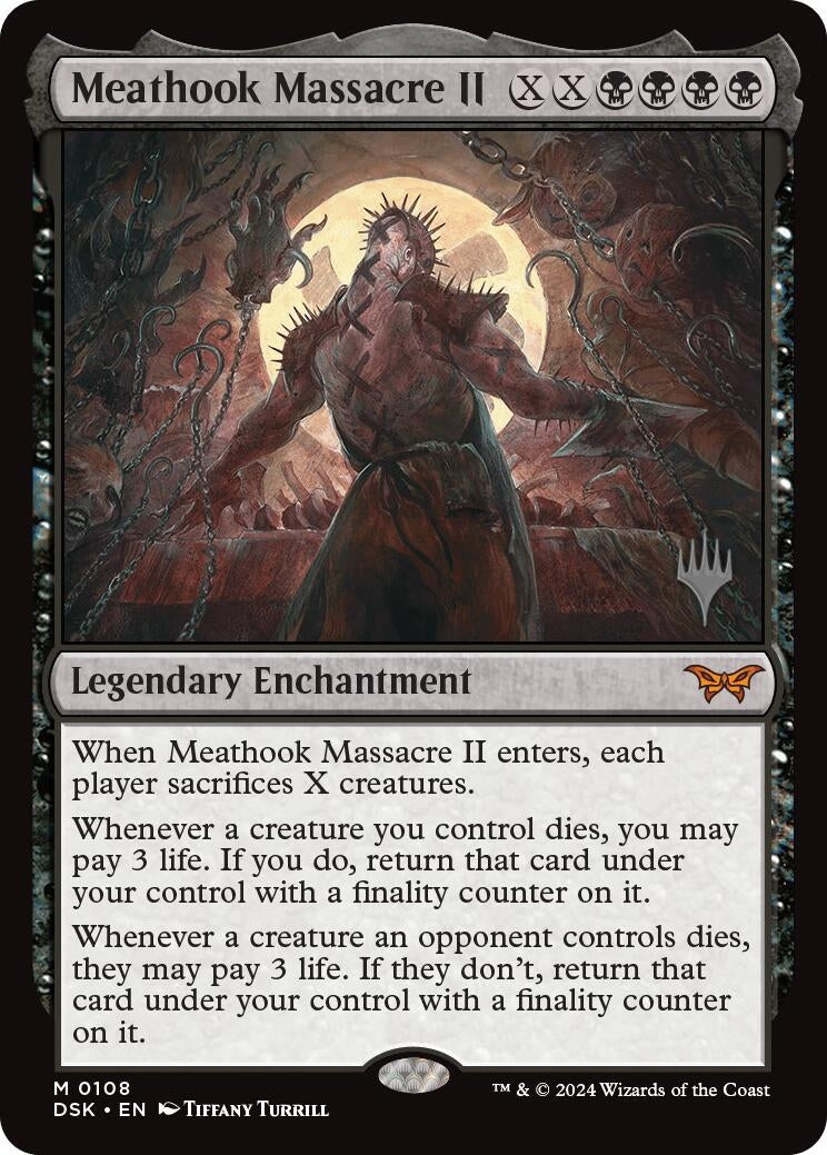Image for Meathook Massacre II (0108) (108) (Promo Pack: Duskmourn: House of Horror) - Magic: The Gathering