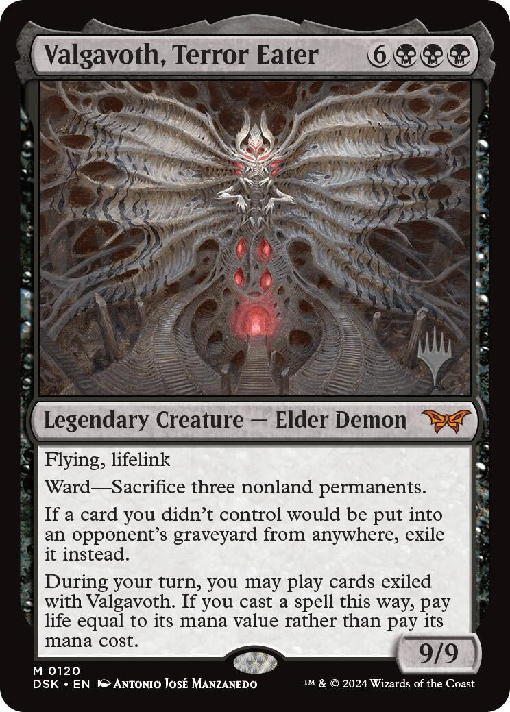 Image for Valgavoth, Terror Eater (120) (Promo Pack: Duskmourn: House of Horror) - Magic: The Gathering