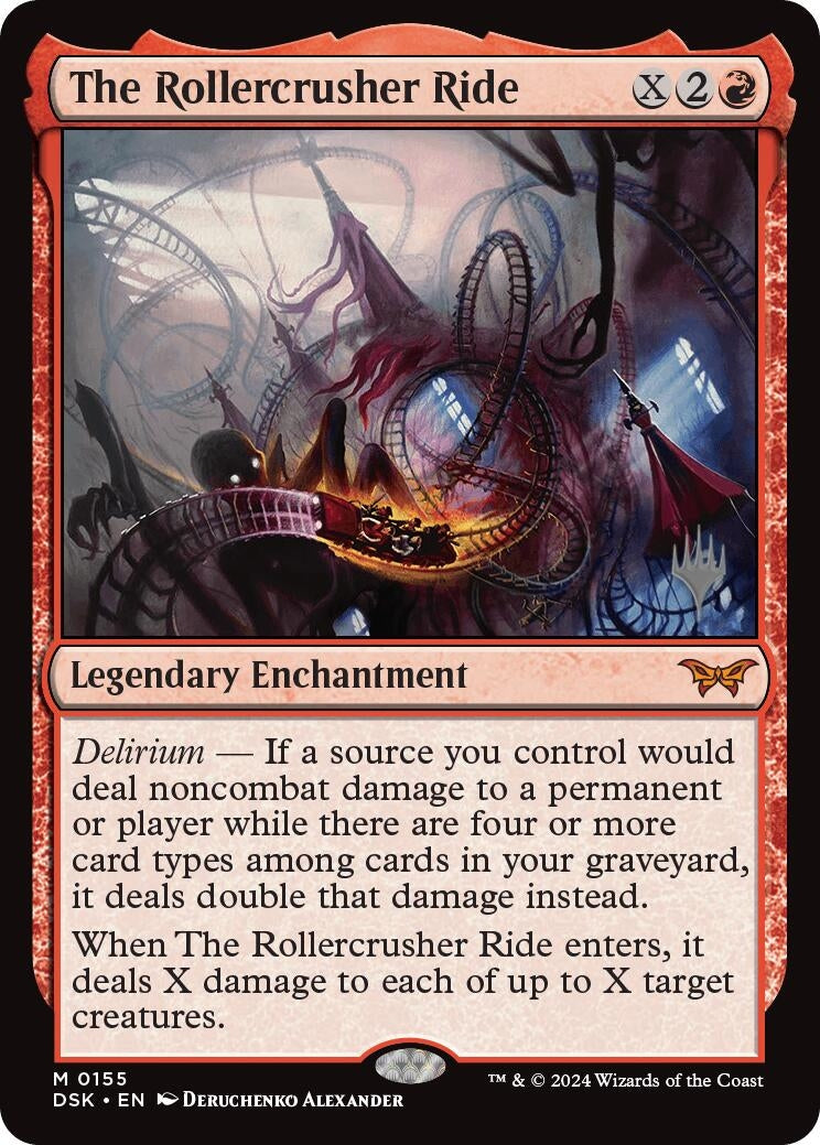 Image for The Rollercrusher Ride (0155) (155) (Promo Pack: Duskmourn: House of Horror) - Magic: The Gathering