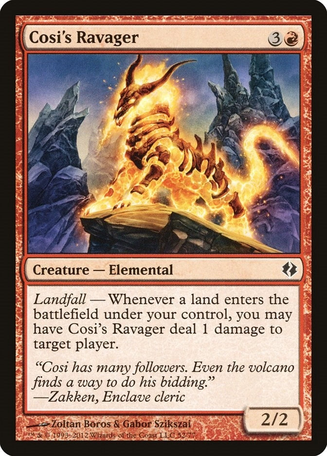 Image for Cosi's Ravager (52) (Duel Decks: Venser vs. Koth) - Magic: The Gathering