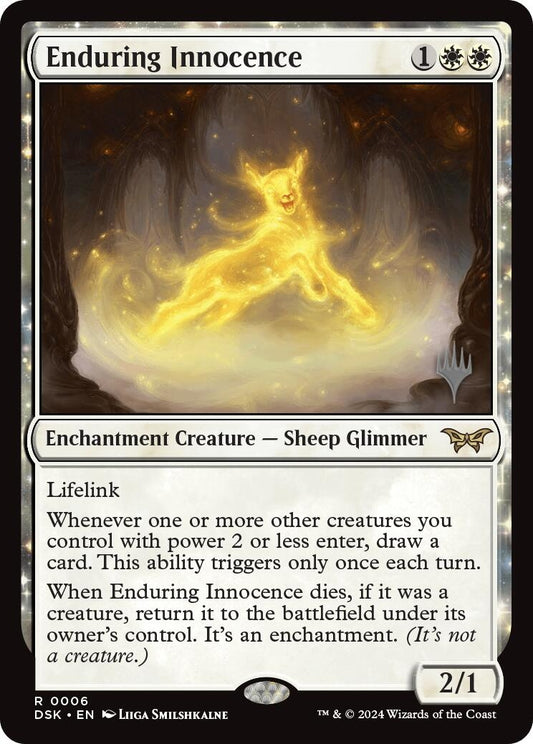 Image for Enduring Innocence (6) (Promo Pack: Duskmourn: House of Horror) - Magic: The Gathering
