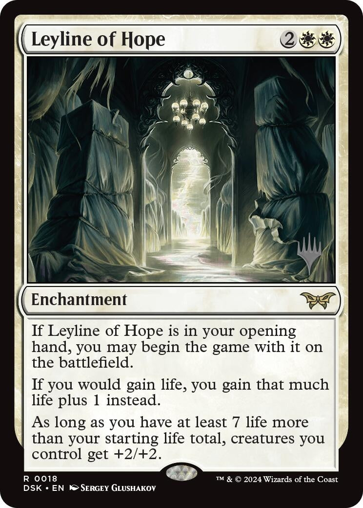 Image for Leyline of Hope (18) (Promo Pack: Duskmourn: House of Horror) - Magic: The Gathering