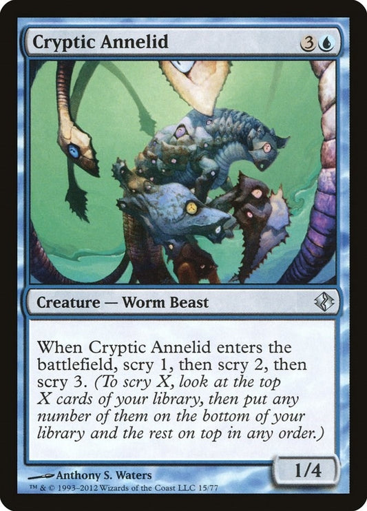 Image for Cryptic Annelid (15) (Duel Decks: Venser vs. Koth) - Magic: The Gathering