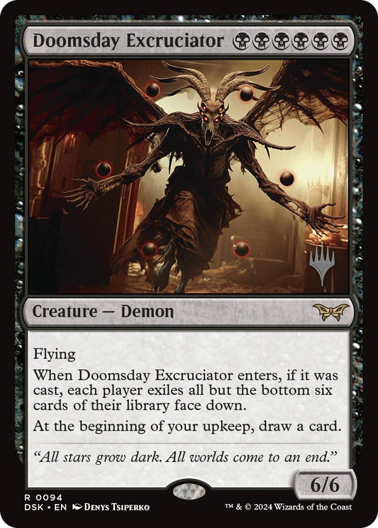 Image for Doomsday Excruciator (94) (Promo Pack: Duskmourn: House of Horror) - Magic: The Gathering