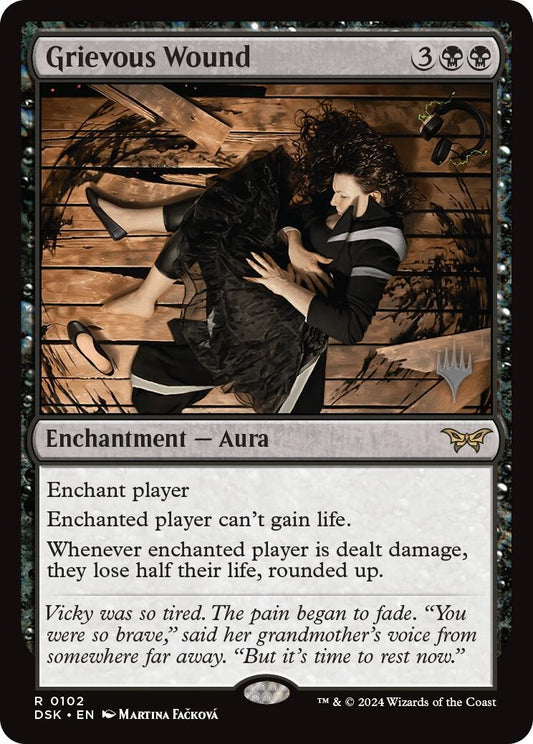 Image for Grievous Wound (102) (Promo Pack: Duskmourn: House of Horror) - Magic: The Gathering