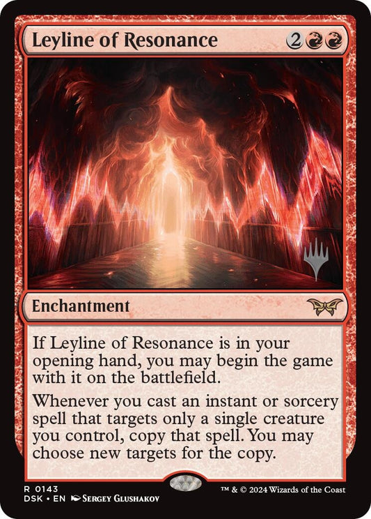 Image for Leyline of Resonance (143) (Promo Pack: Duskmourn: House of Horror) - Magic: The Gathering