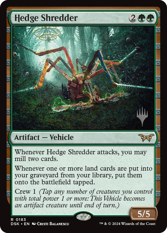 Image for Hedge Shredder (183) (Promo Pack: Duskmourn: House of Horror) - Magic: The Gathering