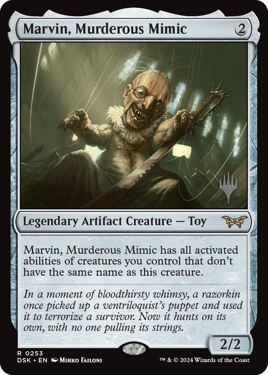 Image for Marvin, Murderous Mimic (253) (Promo Pack: Duskmourn: House of Horror) - Magic: The Gathering