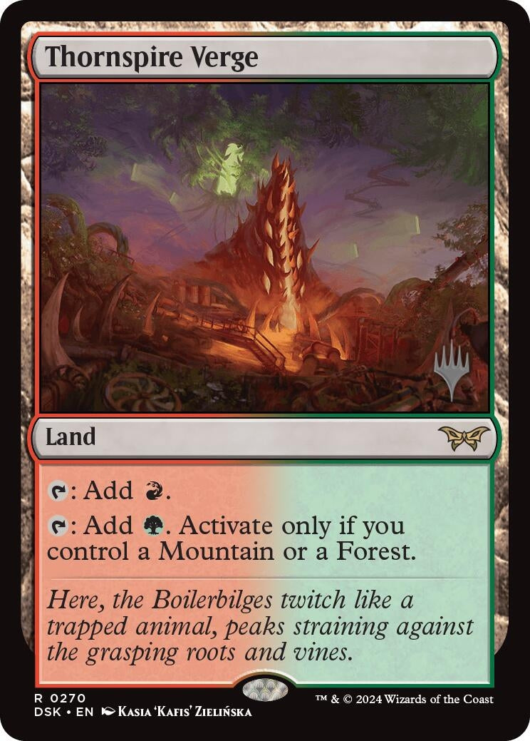 Image for Thornspire Verge (270) (Promo Pack: Duskmourn: House of Horror) - Magic: The Gathering