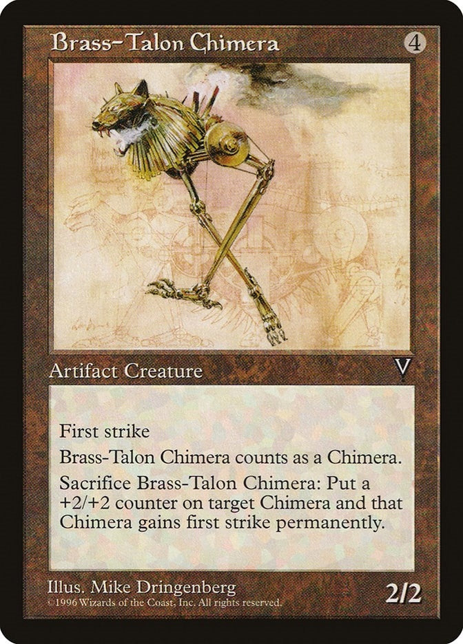Image for Brass-Talon Chimera (142) (Visions) - Magic: The Gathering