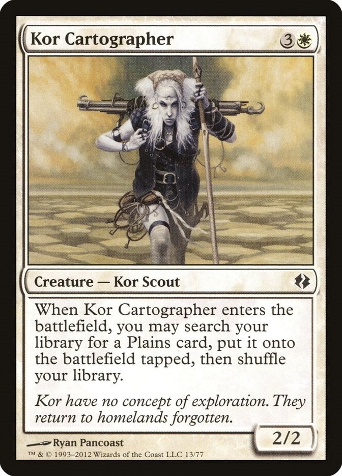 Image for Kor Cartographer (13) (Duel Decks: Venser vs. Koth) - Magic: The Gathering