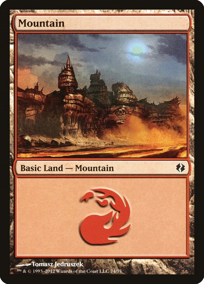 Image for Mountain (74) (74) (Duel Decks: Venser vs. Koth) - Magic: The Gathering