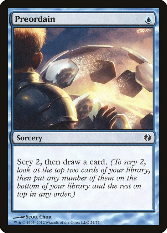 Image for Preordain (24) (Duel Decks: Venser vs. Koth) - Magic: The Gathering