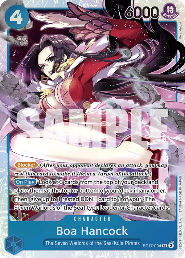 Image for Boa Hancock (ST17-004) (Starter Deck 17: BLUE Donquixote Doflamingo) - One Piece Card Game