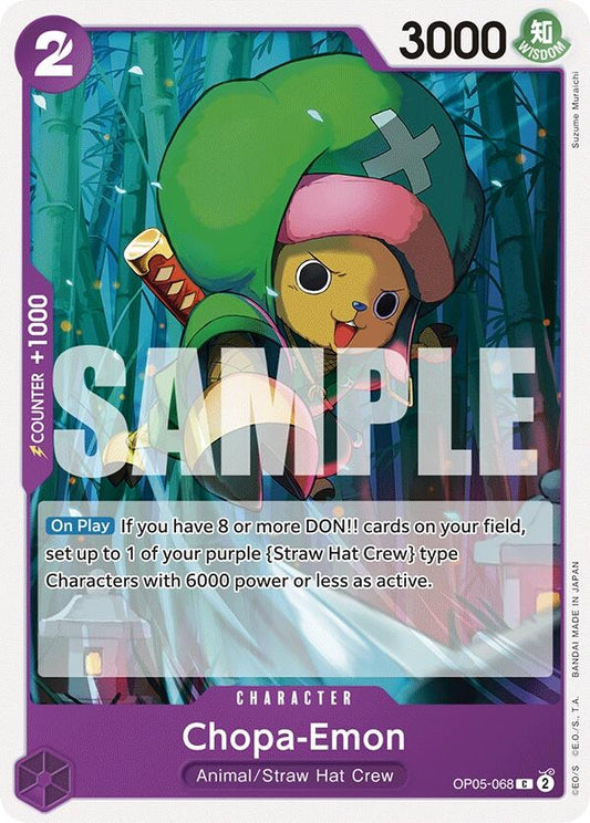 Image for Chopa-Emon (OP05-068) (Starter Deck 18: PURPLE Monkey.D.Luffy) - One Piece Card Game