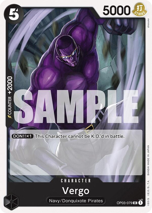 Image for Vergo (OP03-079) (Starter Deck 19: BLACK Smoker) - One Piece Card Game