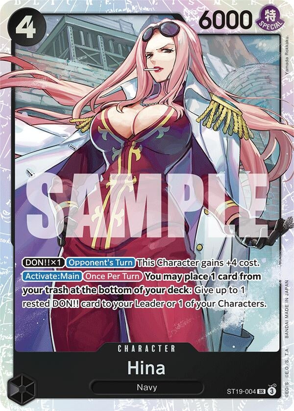 Image for Hina (ST19-004) (Starter Deck 19: BLACK Smoker) - One Piece Card Game