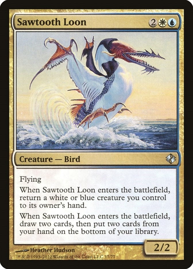 Image for Sawtooth Loon (17) (Duel Decks: Venser vs. Koth) - Magic: The Gathering