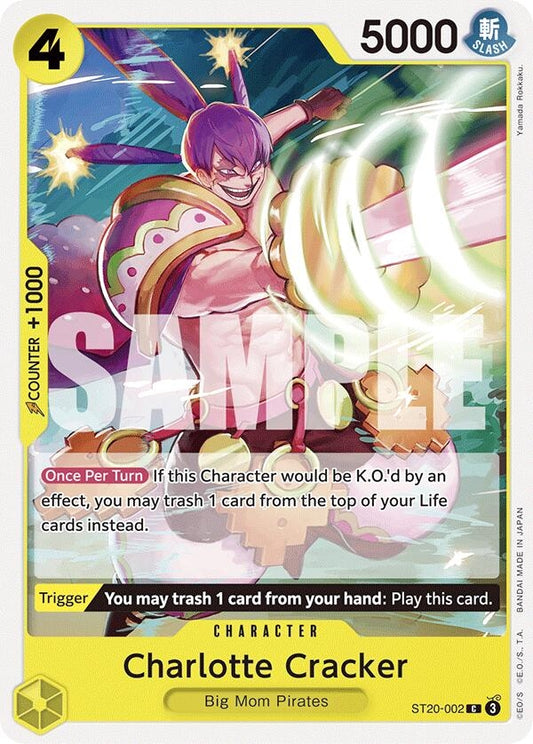 Image for Charlotte Cracker (ST20-002) (Starter Deck 20: YELLOW Charlotte Katakuri) - One Piece Card Game