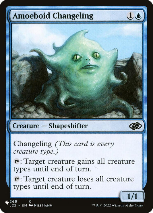 Image for Amoeboid Changeling (J22) (269/051) (The List Reprints) - Magic: The Gathering