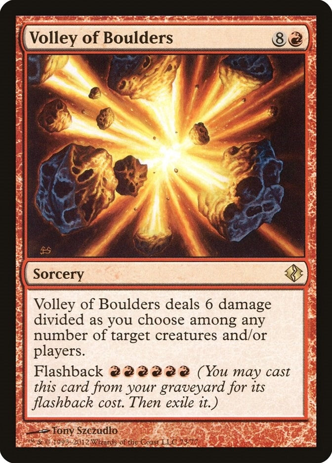 Image for Volley of Boulders (73) (Duel Decks: Venser vs. Koth) - Magic: The Gathering