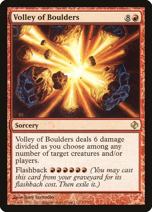 Image for Volley of Boulders (73) (Duel Decks: Venser vs. Koth) - Magic: The Gathering