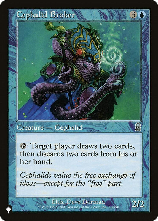 Image for Cephalid Broker (71/350) (The List Reprints) - Magic: The Gathering