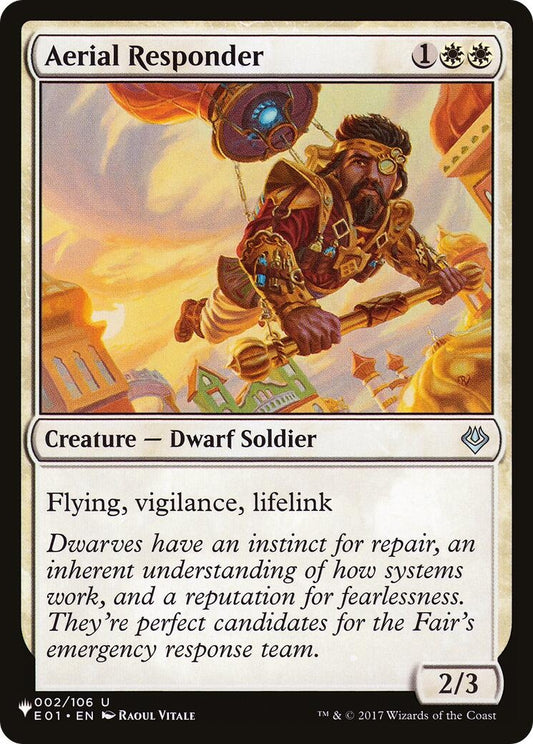 Image for Aerial Responder (002/106) (The List Reprints) - Magic: The Gathering