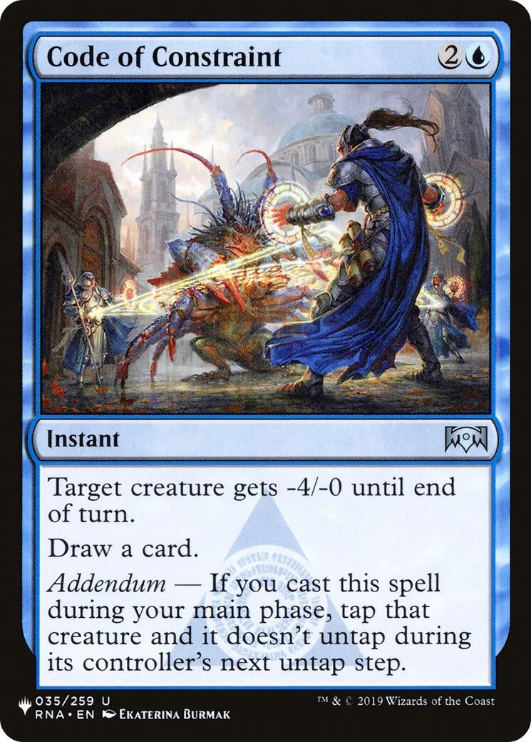 Image for Code of Constraint (035/259) (The List Reprints) - Magic: The Gathering