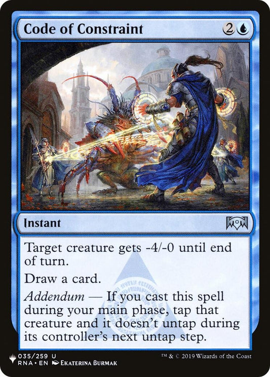 Image for Code of Constraint (035/259) (The List Reprints) - Magic: The Gathering