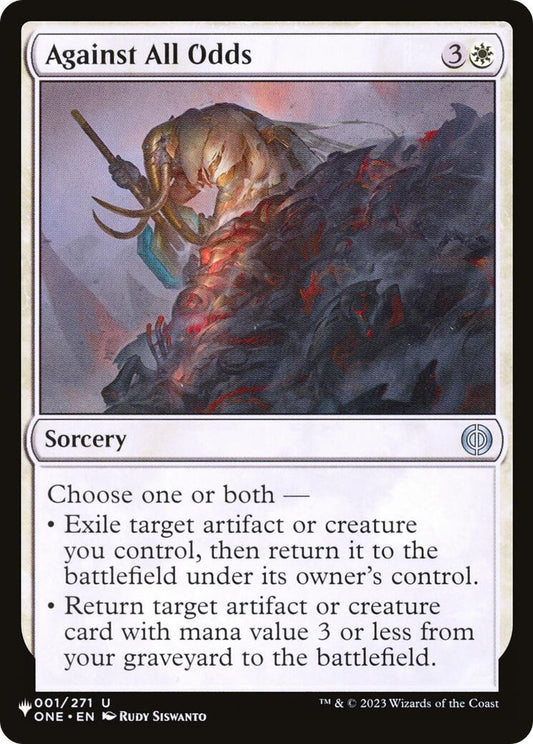 Image for Against All Odds (001/271) (The List Reprints) - Magic: The Gathering