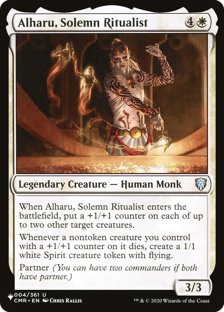 Image for Alharu, Solemn Ritualist (004/361) (The List Reprints) - Magic: The Gathering
